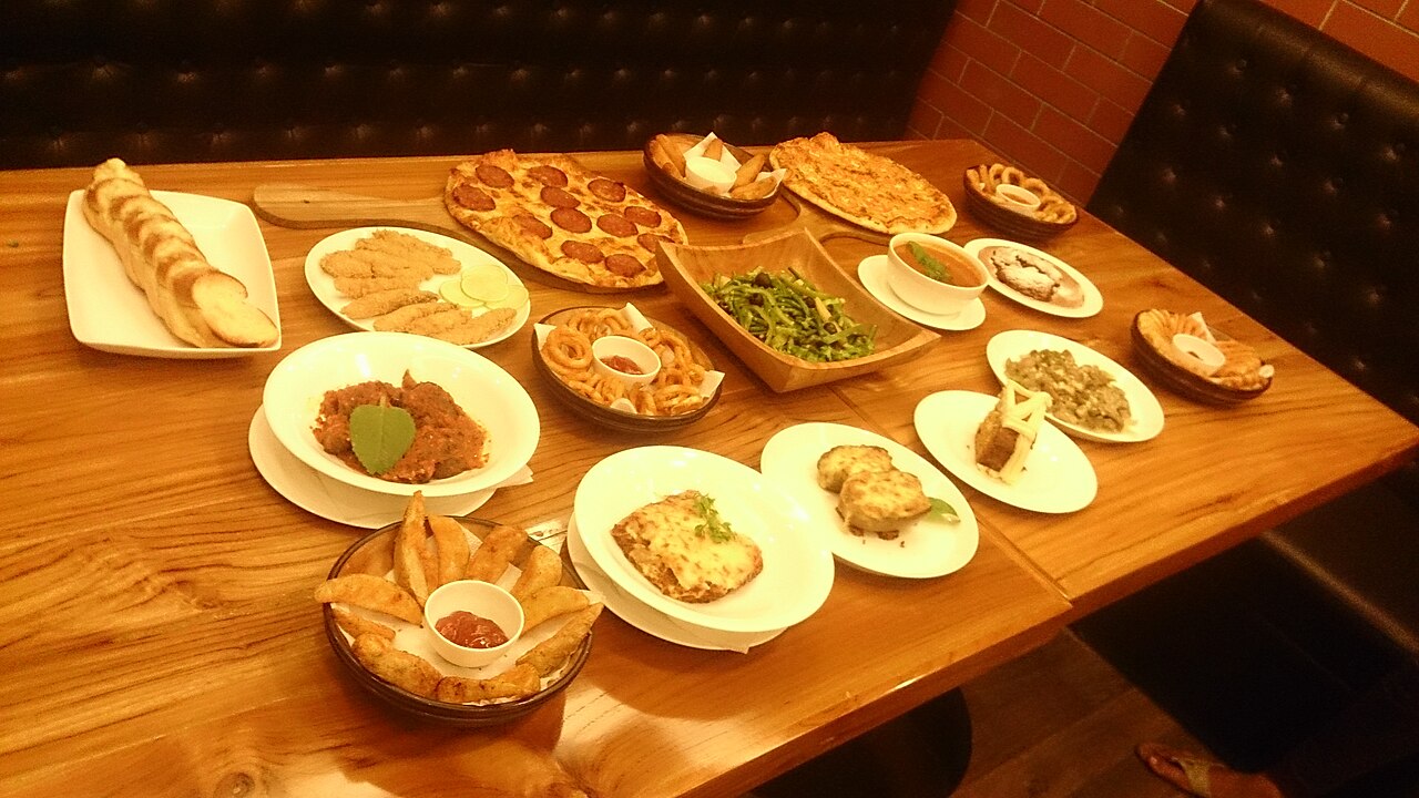 table de restaurant italienne