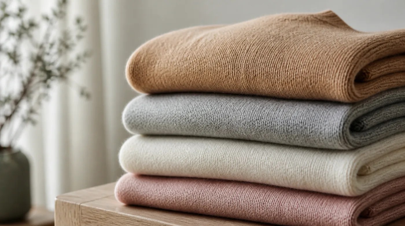 Chèvre productrice de fibres de cachemire dans un paysage montagneux
